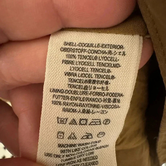 Free People Brown Blazer Jacket w Decorative Buttons Collared Neck - Picture 3 of 9